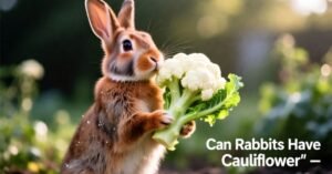 Can Rabbits Have Cauliflower