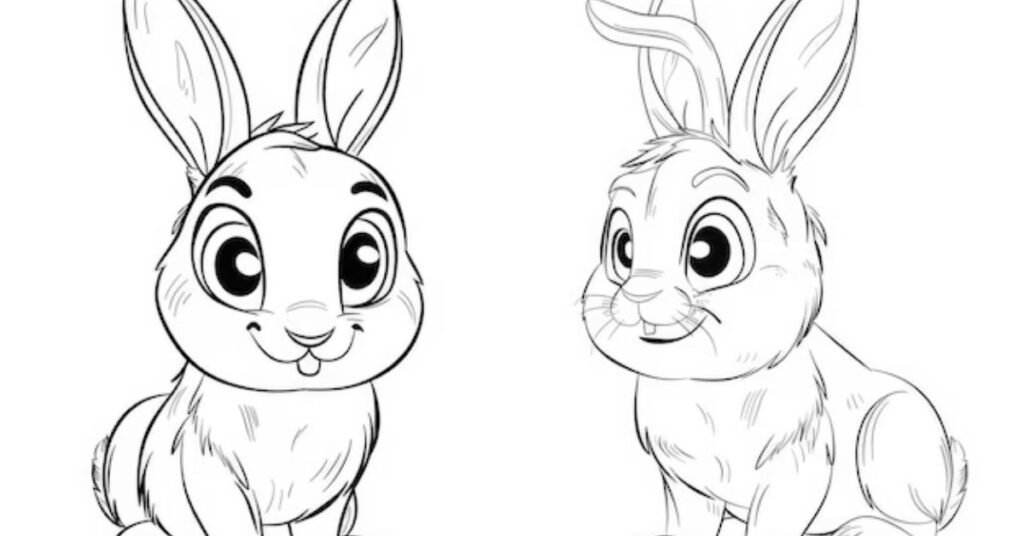 rabbit coloring pages