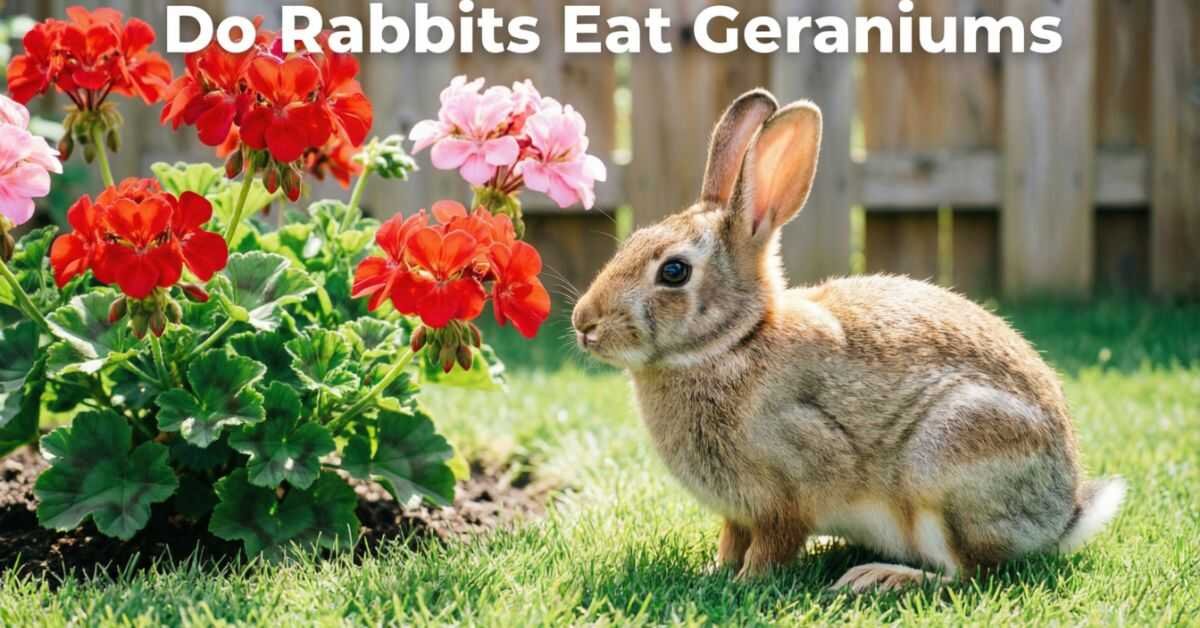Do Rabbits Eat Geraniums