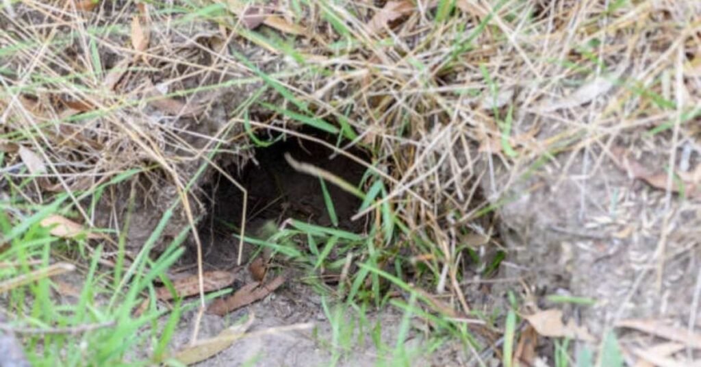 Rabbit Holes in Yard